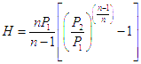 polytropic compressor head equation